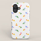 Colorful flower art patterm iPhone Case Gallery Image 1