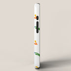 Colorful flower art patterm iPhone Case Gallery Image 2