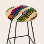 Smiley Print Stool Gallery Image 2