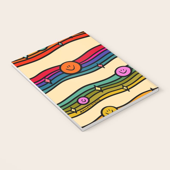Smiley Print Notebook Gallery Image 3