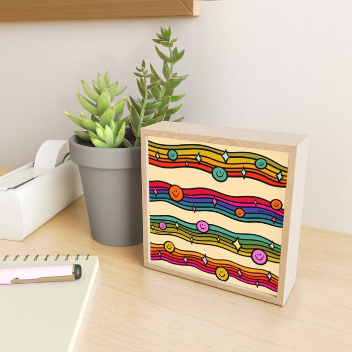 Smiley Print Mini Art Print Gallery Image 2