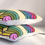 Smiley Print Pillow Sham Gallery Image 3