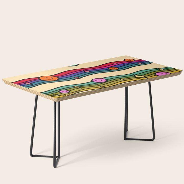 Smiley Print Coffee Table Gallery Image 1