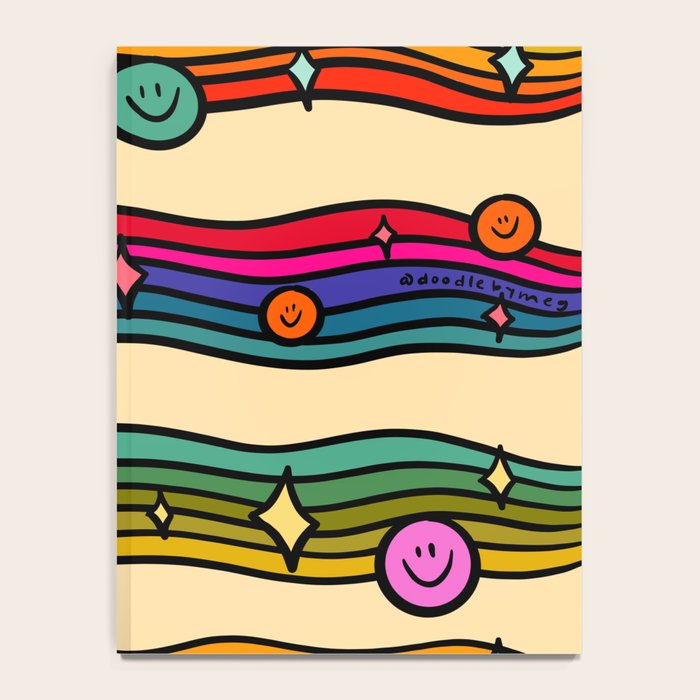 Smiley Print Notebook Gallery Image 4