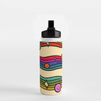 Smiley Print Water Bottle Gallery Image 2
