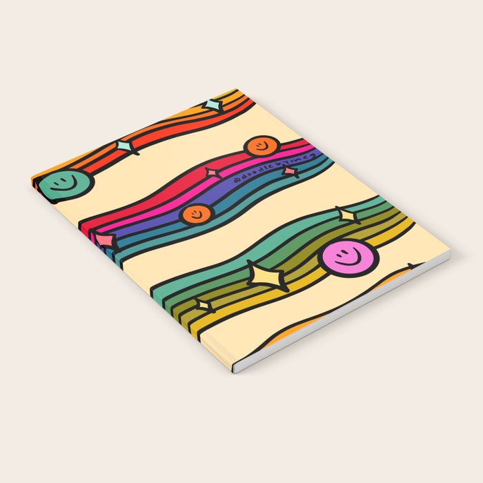 Smiley Print Notebook Gallery Image 2