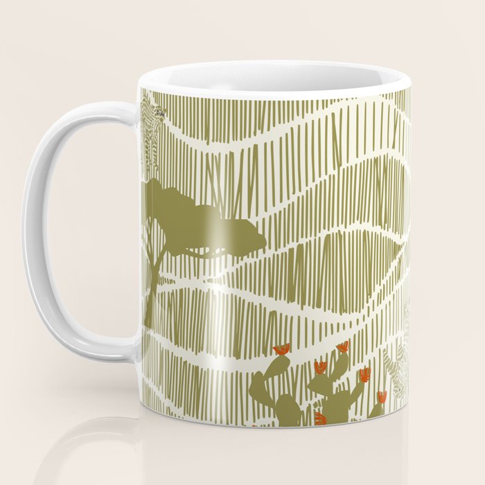 Wildlife Safari Savannah moss Coffee Mug Gallery Image 3