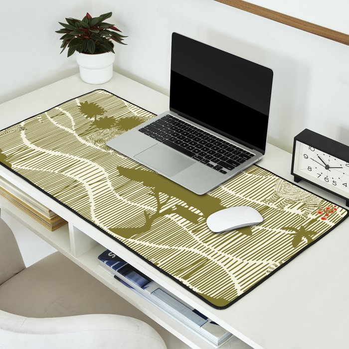 Wildlife Safari Savannah moss Desk Mat Gallery Image 2