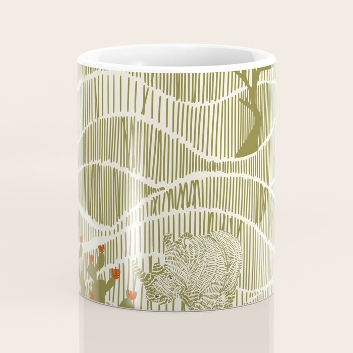 Wildlife Safari Savannah moss Coffee Mug Gallery Image 4