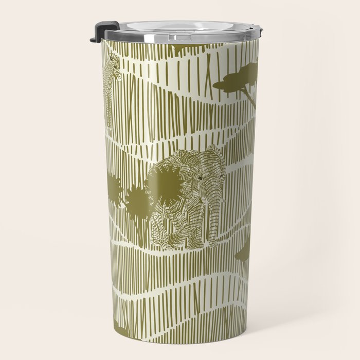 Wildlife Safari Savannah moss Travel Mug Gallery Image 3