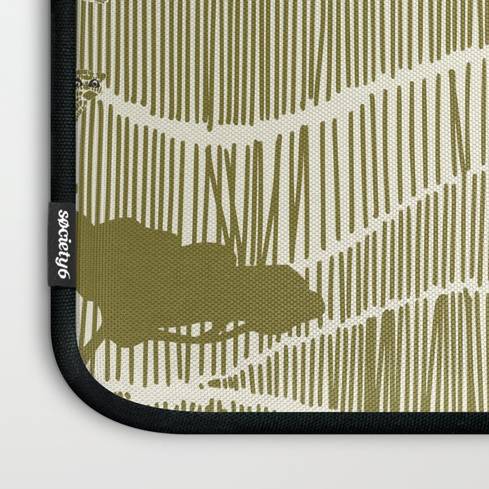 Wildlife Safari Savannah moss Laptop Sleeve Gallery Image 3