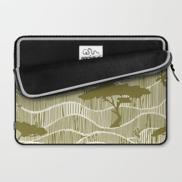 Wildlife Safari Savannah moss Laptop Sleeve Gallery Image 2