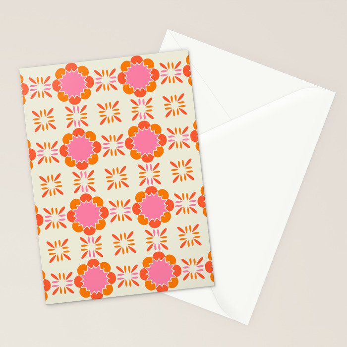 Sixties Tile Stationery Card Gallery Image 2