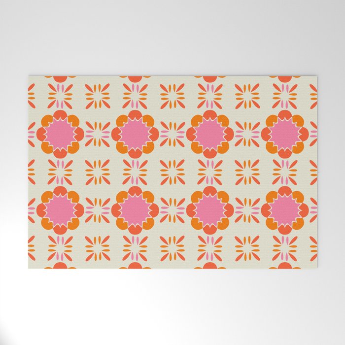 Sixties Tile Welcome Mat Gallery Image 1
