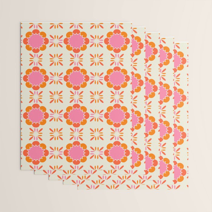 Sixties Tile Wrapping Paper Gallery Image 3