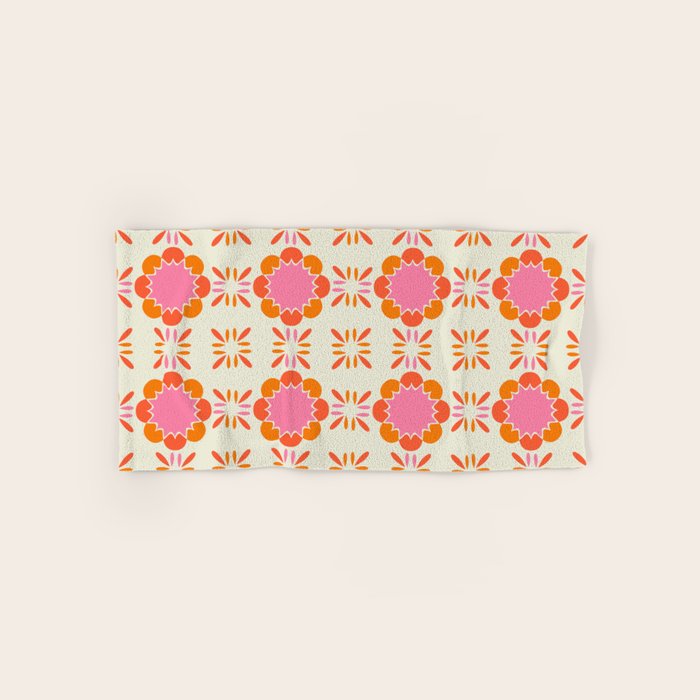 Sixties Tile Bath Towel Gallery Image 1