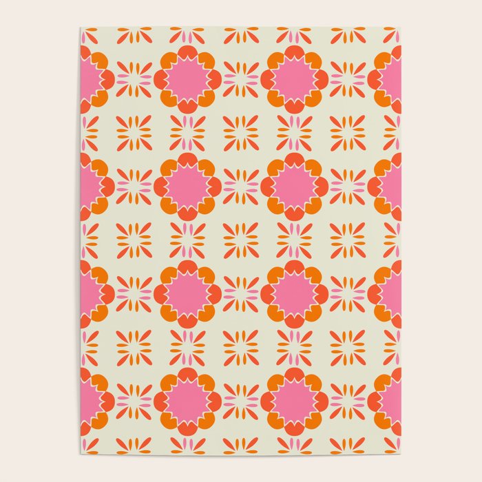 Sixties Tile Poster Gallery Image 1