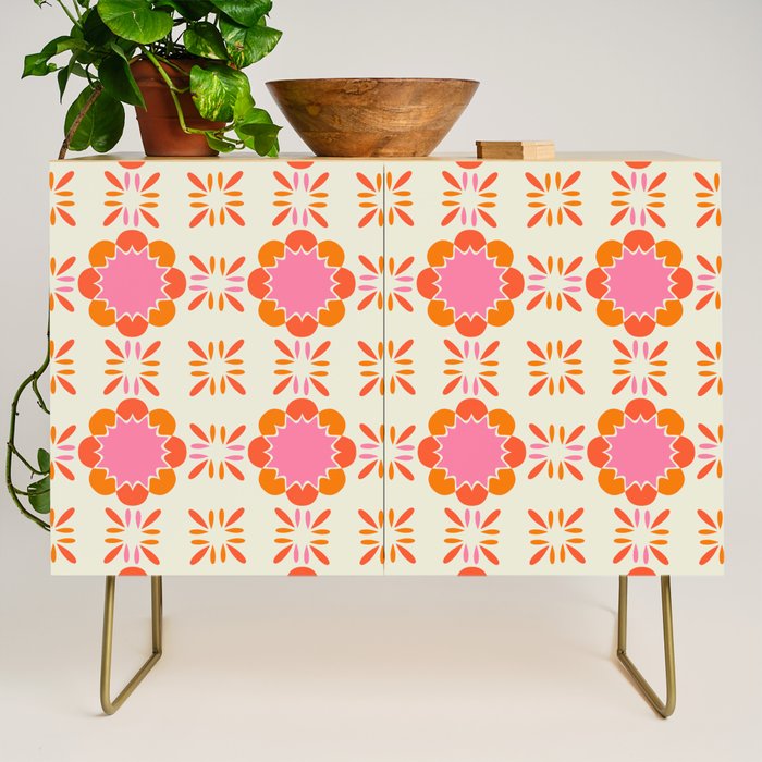 Sixties Tile Credenza Gallery Image 1