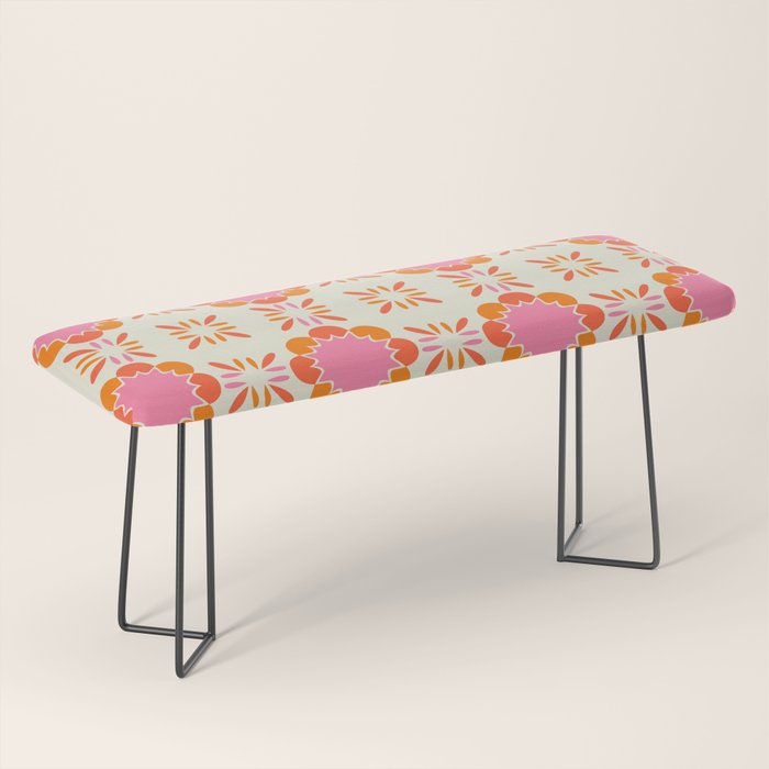Sixties Tile Bench Gallery Image 1