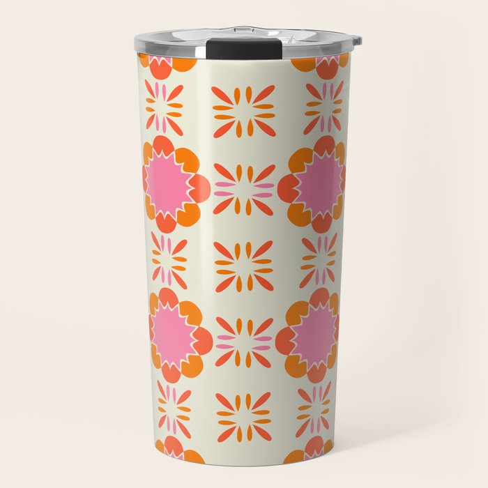 Sixties Tile Travel Mug Gallery Image 1