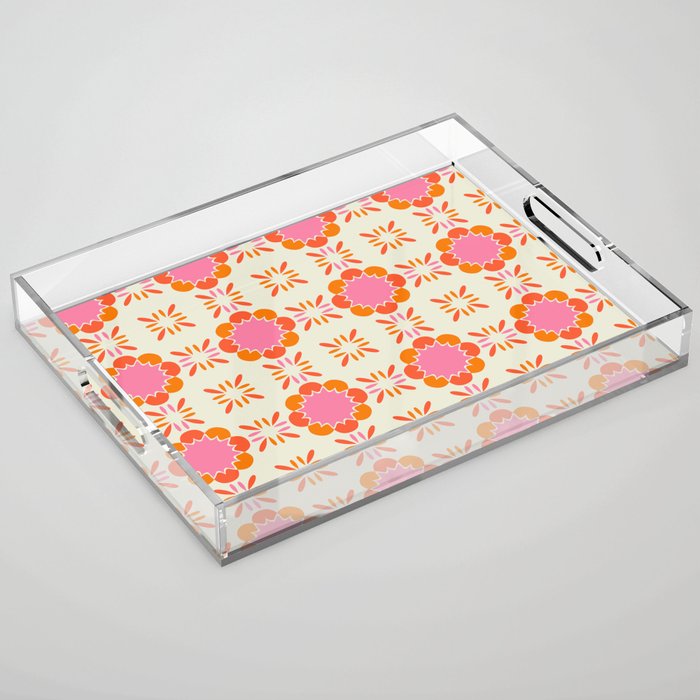 Sixties Tile Acrylic Tray Gallery Image 1