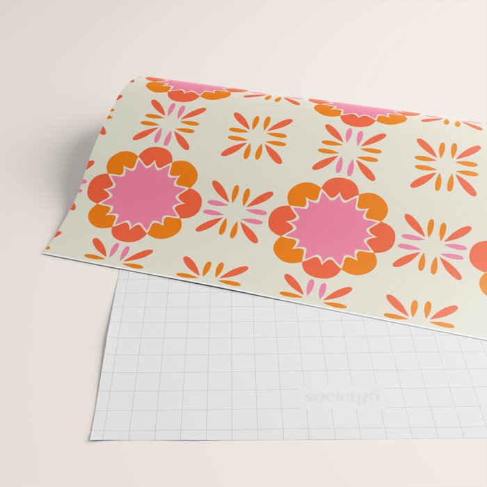 Sixties Tile Wrapping Paper Gallery Image 2
