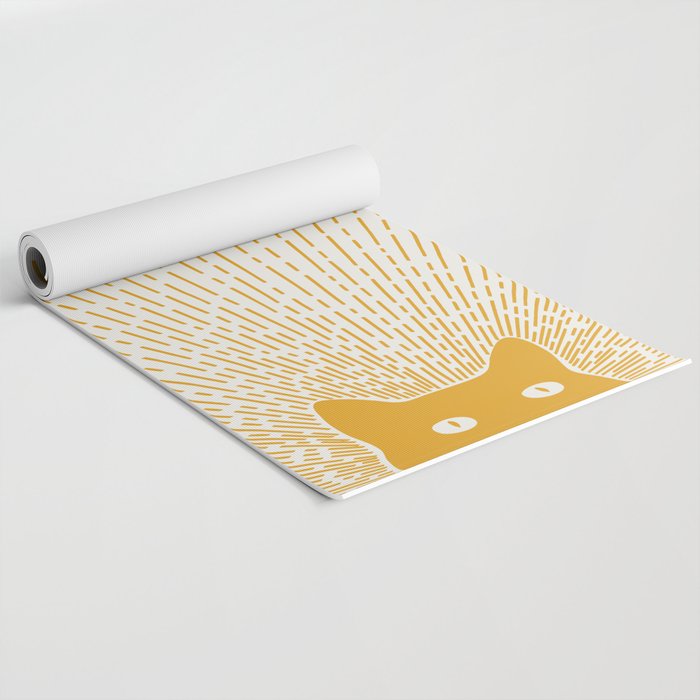 Cat Landscape 96: Good Meowning Yoga Mat Gallery Image 2