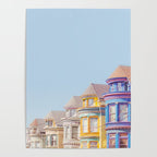 Haight Ashbury Victorian Houses - San Francisco Photography Poster Gallery Image 4