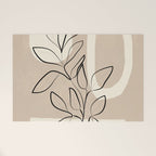 Abstract Minimal Plant 7 Welcome Mat Gallery Image 1