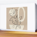 Abstract Minimal Plant 7 Wall Mural Gallery Image 2