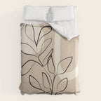 Abstract Minimal Plant 7 Duvet Cover Gallery Image 6
