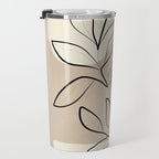 Abstract Minimal Plant 7 Travel Mug Gallery Image 3