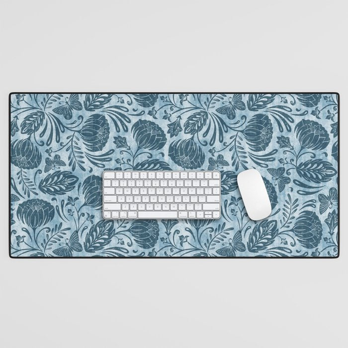 Arabella - Washed Indigo Desk Mat Gallery Image 1