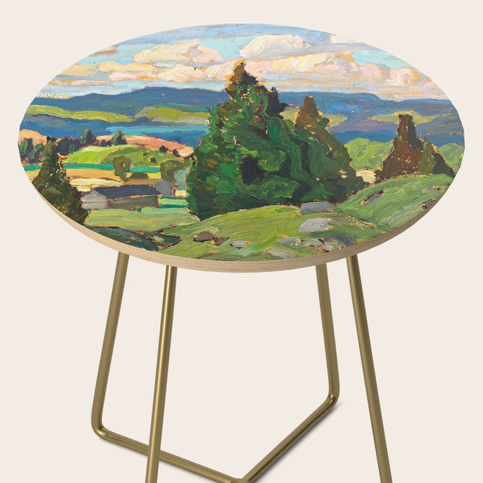 Canadian Landscape Franklin Carmichael Art Nouveau Post-Impressionism Side Table Gallery Image 2