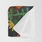 bison bone beige Throw Blanket Gallery Image 3