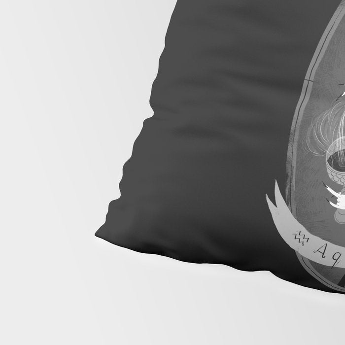 Aquarius Witchy Zodiac Pillow Sham Gallery Image 4