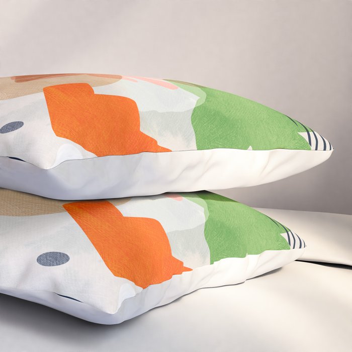 minimal shapes abstract 2 Pillow Sham Gallery Image 3