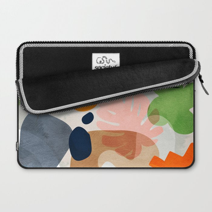 minimal shapes abstract 2 Laptop Sleeve Gallery Image 2