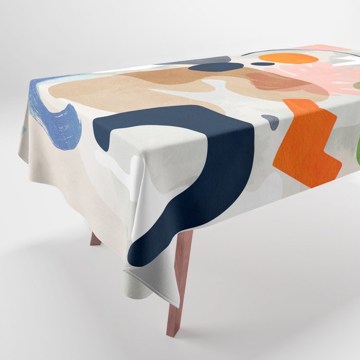 minimal shapes abstract 2 Tablecloth Gallery Image 1