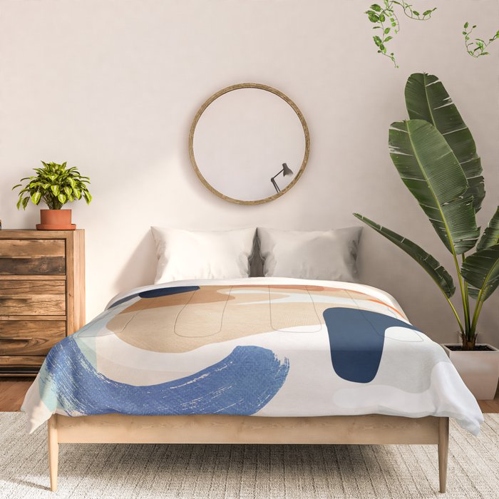 minimal shapes abstract 2 Comforter Gallery Image 3