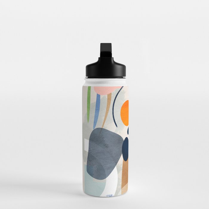 minimal shapes abstract 2 Water Bottle Gallery Image 3