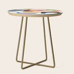 minimal shapes abstract 2 Side Table Gallery Image 1
