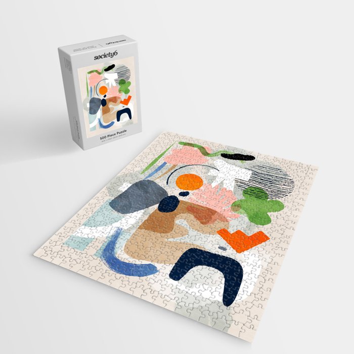 minimal shapes abstract 2 Jigsaw Puzzle Gallery Image 2