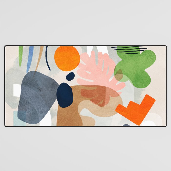 minimal shapes abstract 2 Desk Mat Gallery Image 3
