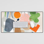 minimal shapes abstract 2 Desk Mat Gallery Image 1