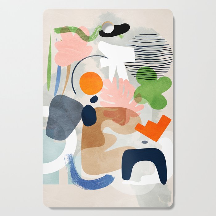 minimal shapes abstract 2 Cutting Board Gallery Image 1