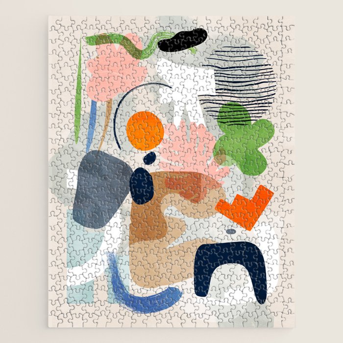 minimal shapes abstract 2 Jigsaw Puzzle Gallery Image 1