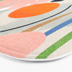 minimal shapes abstract 2 Bath Mat Gallery Image 3