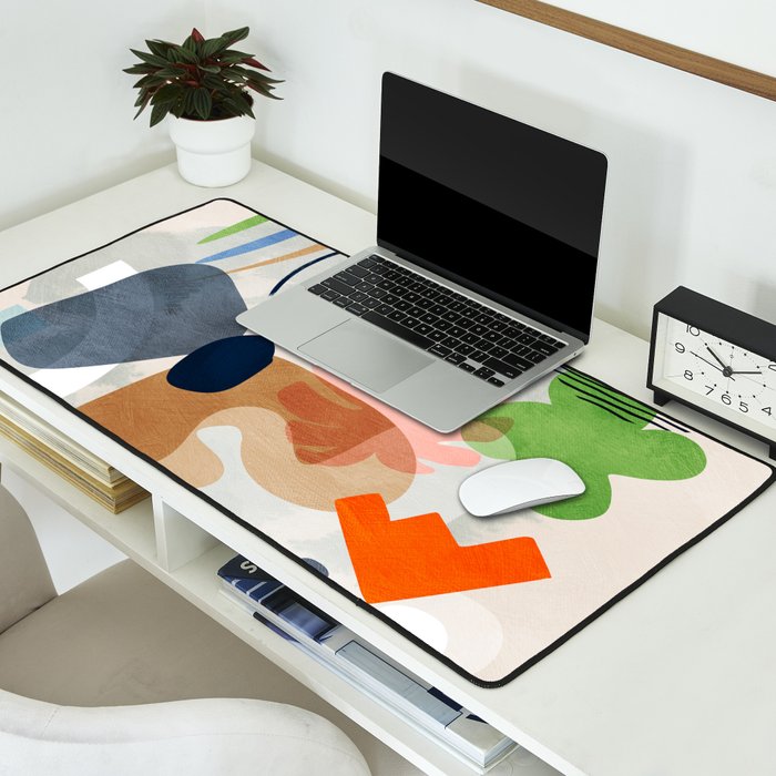 minimal shapes abstract 2 Desk Mat Gallery Image 2