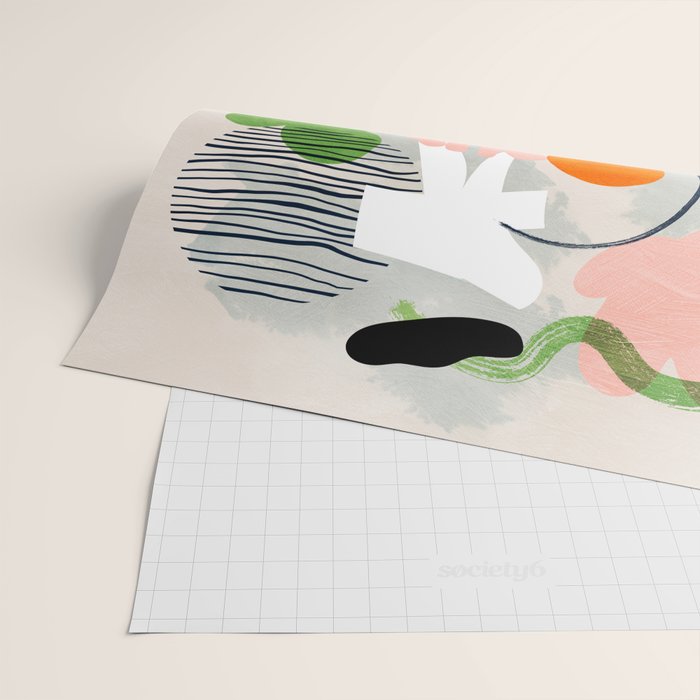 minimal shapes abstract 2 Wrapping Paper Gallery Image 2